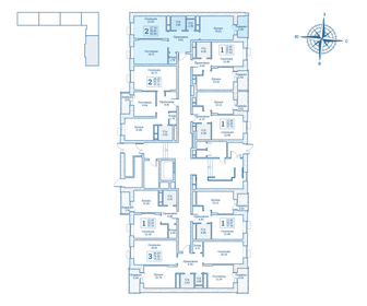 Квартира 60,8 м², 2-комнатная - изображение 2