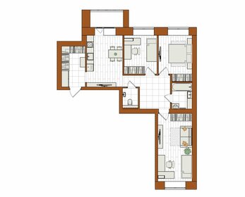 Квартира 75,3 м², 3-комнатная - изображение 1