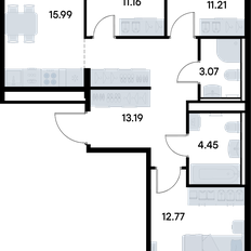Квартира 73,4 м², 3-комнатная - изображение 3