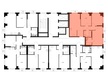 Квартира 69 м², 3-комнатная - изображение 2