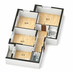 Квартира 75,6 м², 3-комнатная - изображение 1