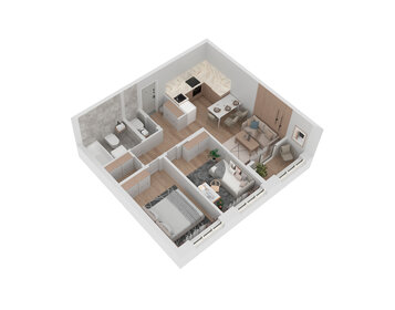 Квартира 72,1 м², 2-комнатная - изображение 2