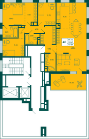 Квартира 137,9 м², 3-комнатная - изображение 2