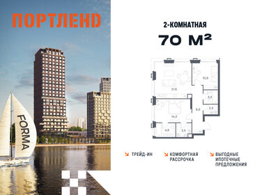 Квартира 70 м², 2-комнатная - изображение 1