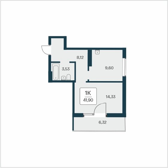 43 м², 1-комнатная квартира 8 500 000 ₽ - изображение 122