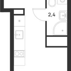 Квартира 21 м², студия - изображение 2