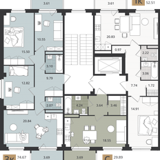 Квартира 29,9 м², студия - изображение 3