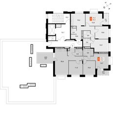 Квартира 76,4 м², 3-комнатная - изображение 3