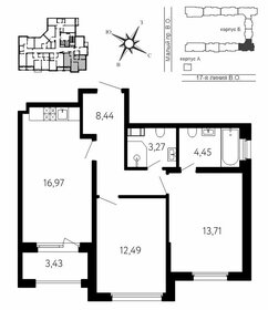 Квартира 59,3 м², 2-комнатная - изображение 1