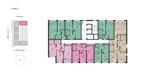 Квартира 95,5 м², 3-комнатная - изображение 2