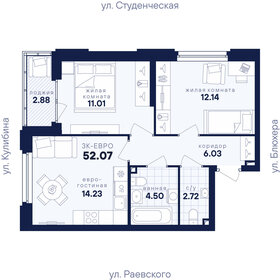 Квартира 52,1 м², 2-комнатная - изображение 2