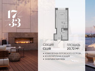 Квартира 20,7 м², студия - изображение 1