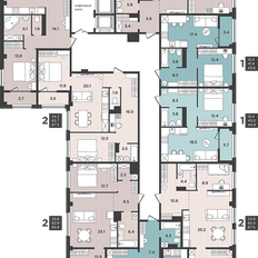 Квартира 65,9 м², 3-комнатная - изображение 2
