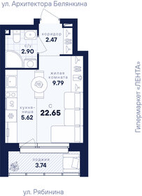 Квартира 22,7 м², студия - изображение 2