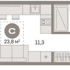 Квартира 23,8 м², студия - изображение 2