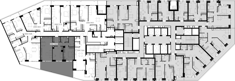 Квартира 98,7 м², 2-комнатная - изображение 3