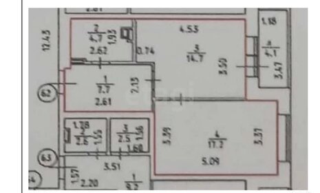 Квартира 44,3 м², 1-комнатная - изображение 1