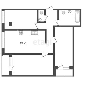 Квартира 85 м², 4-комнатная - изображение 1