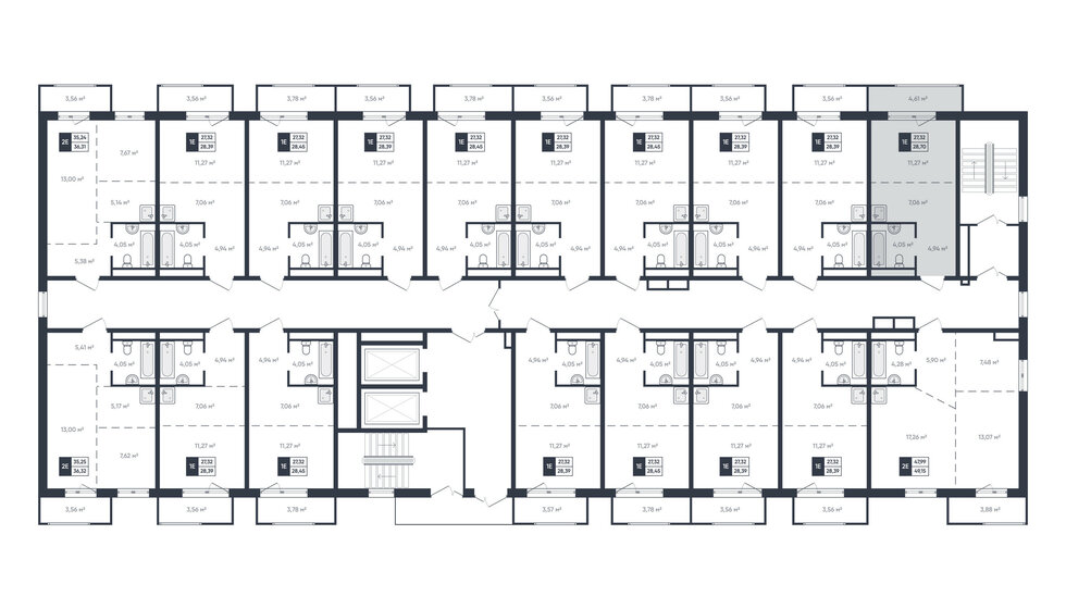 28,7 м², квартира-студия 7 267 329 ₽ - изображение 25