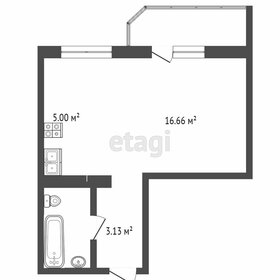 Квартира 28,5 м², 1-комнатная - изображение 1