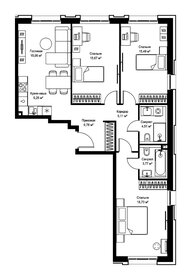 Квартира 90,4 м², 3-комнатная - изображение 2