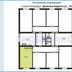 17 м², комната - изображение 3