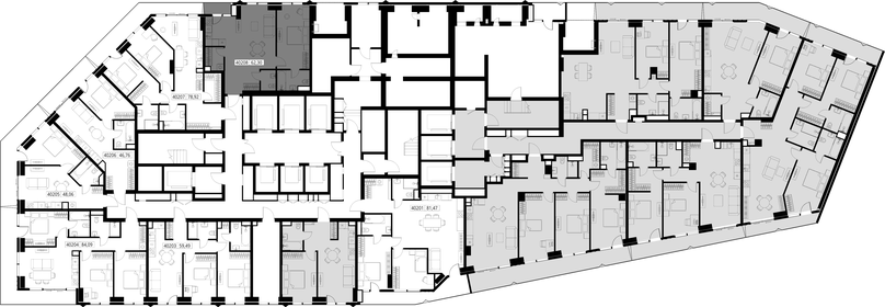 Квартира 62,3 м², 1-комнатная - изображение 3