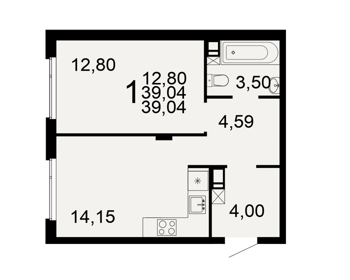 46 м², 2-комнатная квартира 3 900 000 ₽ - изображение 72