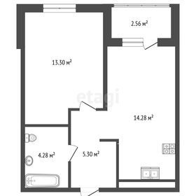 Квартира 39 м², 1-комнатная - изображение 1