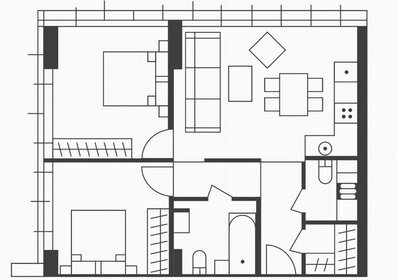 Квартира 67 м², 3-комнатная - изображение 1