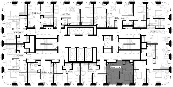 Квартира 32,6 м², 1-комнатная - изображение 3
