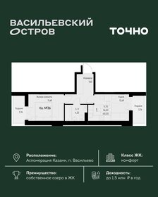 Квартира 40 м², 1-комнатная - изображение 1