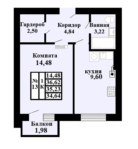 46 м², 2-комнатная квартира 2 250 000 ₽ - изображение 76