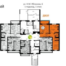 Квартира 64,7 м², 3-комнатная - изображение 2