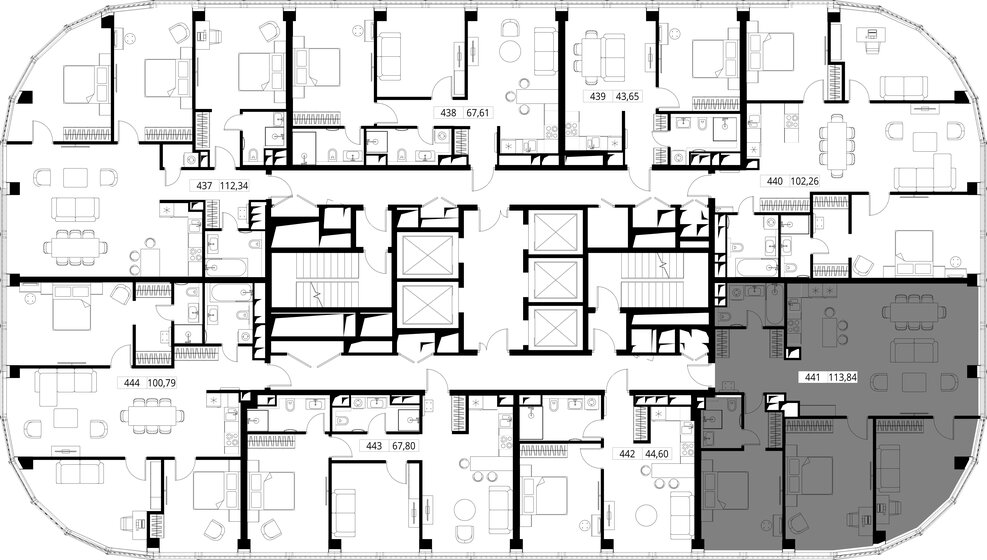85,4 м², 4-комнатная квартира 37 005 208 ₽ - изображение 36