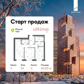 Квартира 60,9 м², 2-комнатная - изображение 1