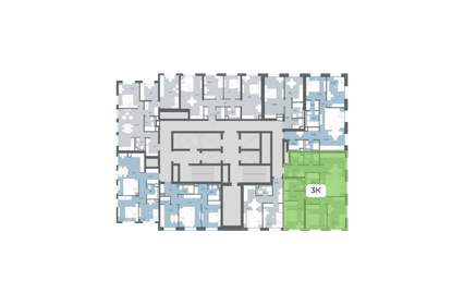 Квартира 98,1 м², 3-комнатная - изображение 2