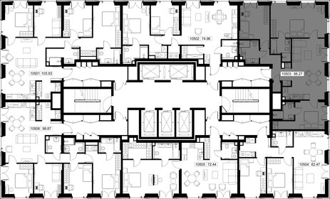 Квартира 98,3 м², 3-комнатная - изображение 2