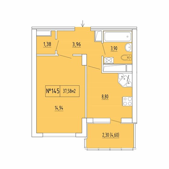 27,6 м², апартаменты-студия 10 800 000 ₽ - изображение 67