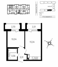 Квартира 32,3 м², 1-комнатная - изображение 1