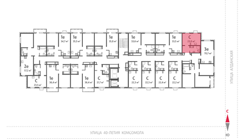 Квартира 23 м², студия - изображение 3