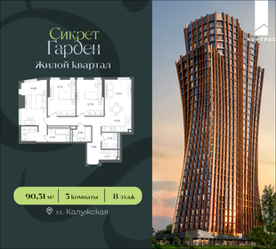 Квартира 90,3 м², 3-комнатная - изображение 1