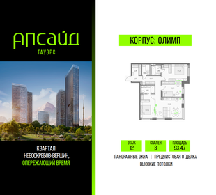 Квартира 93,5 м², 3-комнатная - изображение 1