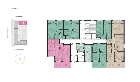 Квартира 101,1 м², 3-комнатная - изображение 2