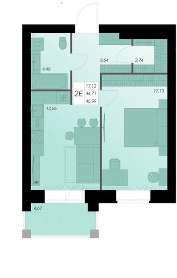103 м² дом, 10 соток участок 6 500 000 ₽ - изображение 53