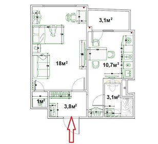 Квартира 37,3 м², 1-комнатная - изображение 1