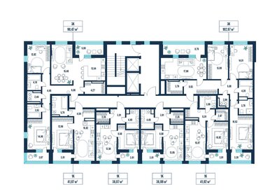 Квартира 90,5 м², 3-комнатная - изображение 2
