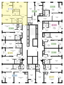 Квартира 72,4 м², 2-комнатная - изображение 1