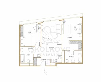Квартира 72,3 м², 3-комнатная - изображение 1