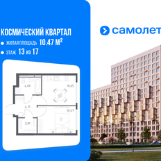 Квартира 32,7 м², 1-комнатная - изображение 2